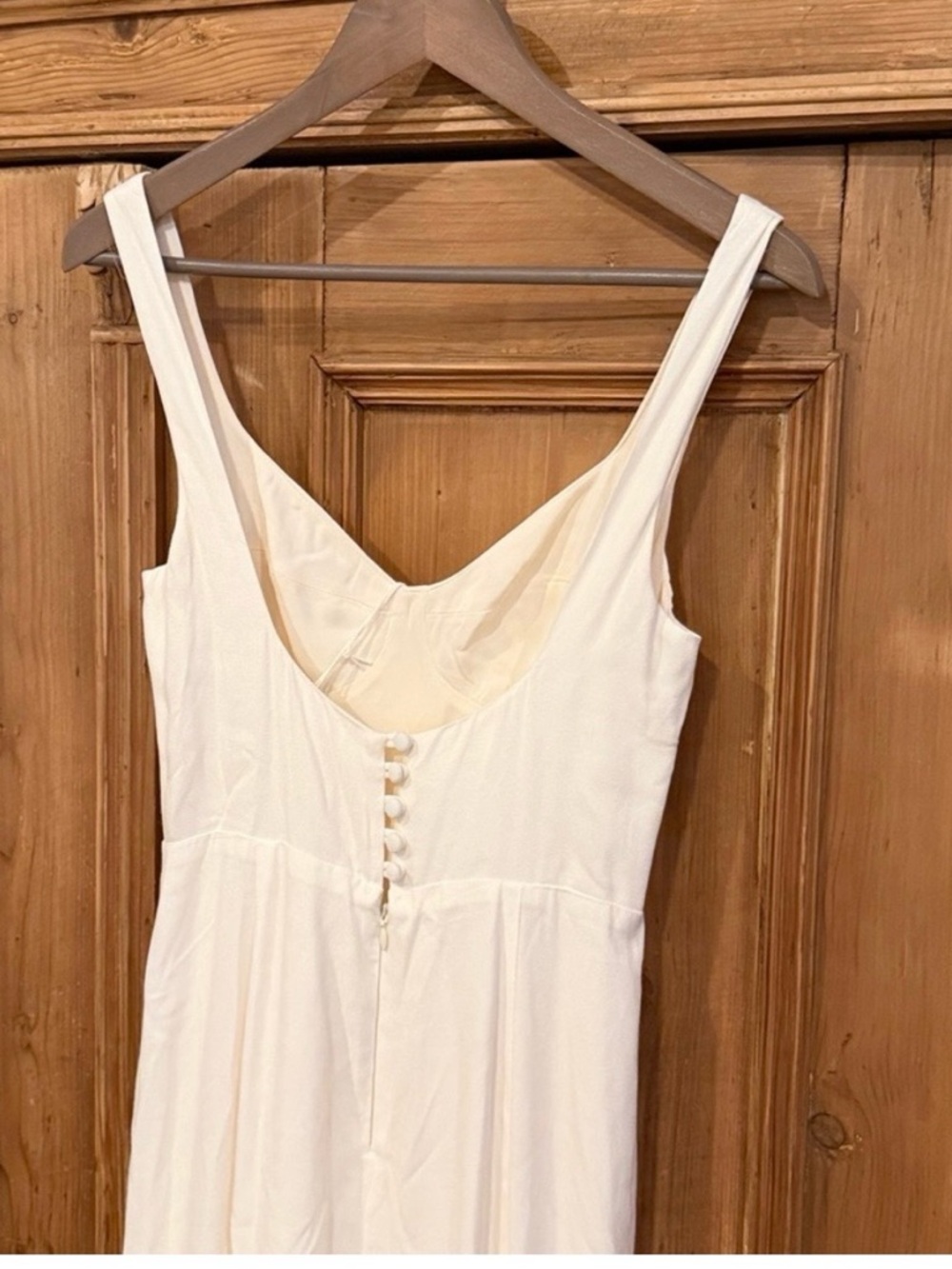 Reformation Lecce Dress in Ivory - size 2 - Picture 10 of 11
